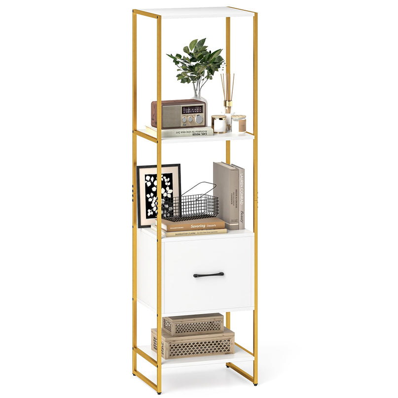 Giantex Bookshelf with Drawer