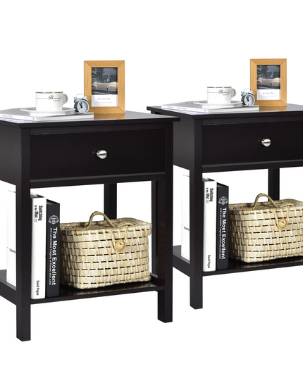 Multifunctional Bedside Sofa Side Table, Accent Home Furniture w/Stable Frame