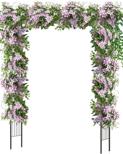 Giantex Garden Arch Trellis - 81''H x 81''W Metal Garden Arbor