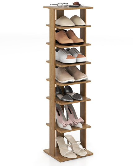 Giantex 8 Tier Vertical Shoe Rack for Living Room