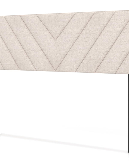 Giantex Linen Upholstered Headboard, Adjustable Width Button Tufted Headboard