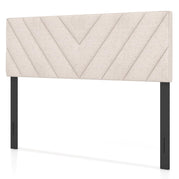 Diagonal Channel Tufting / Beige