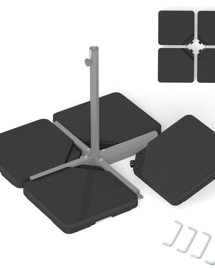Giantex 225 lbs Fillable Patio Offset Umbrella Base