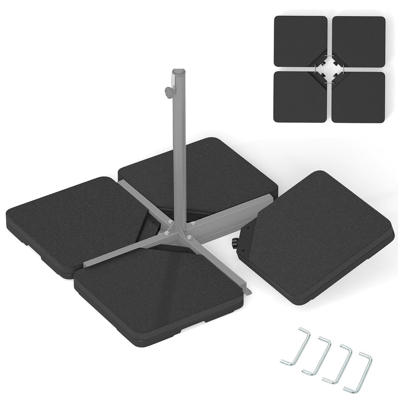 Giantex 225 lbs Fillable Patio Offset Umbrella Base