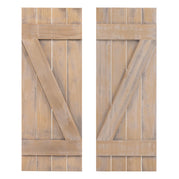 36'' x 13'' / Rustic Brown