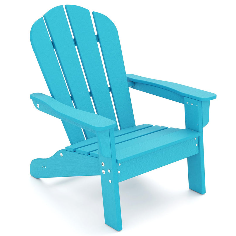 Giantex HIPS Kids Adirondack Chair - All-Weather Lawn Toddler Chair with Ergonomic Design