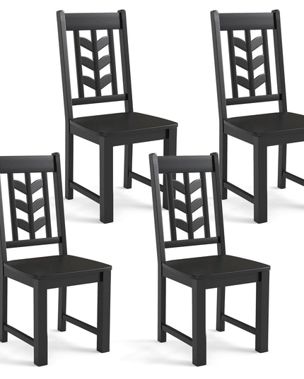 Giantex Wooden Dining Chairs Set of 2/4