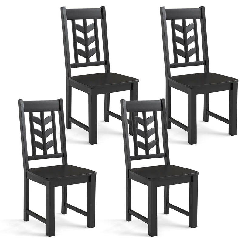 Giantex Wooden Dining Chairs Set of 2/4