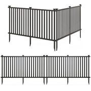 203 cm (L) x 95 cm (H) (4 panneaux) / noir