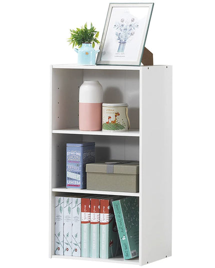 3 Shelf Bookcase Book Shelves Open Storage Cabinet