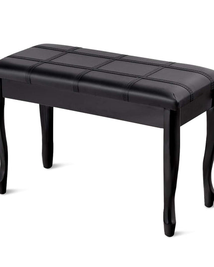 Giantex Piano Bench PU Leather W/Padded Cushion and Music Storage