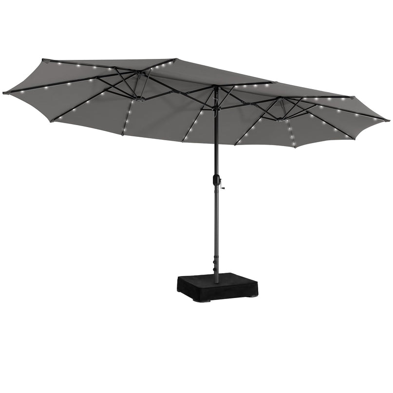 Giantex 15ft Large Outdoor Umbrella Double-Sided