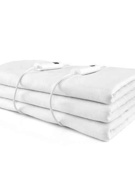 Giantex Heated Mattress Pad, Machine Washable Bed Warmer with Dual Controller