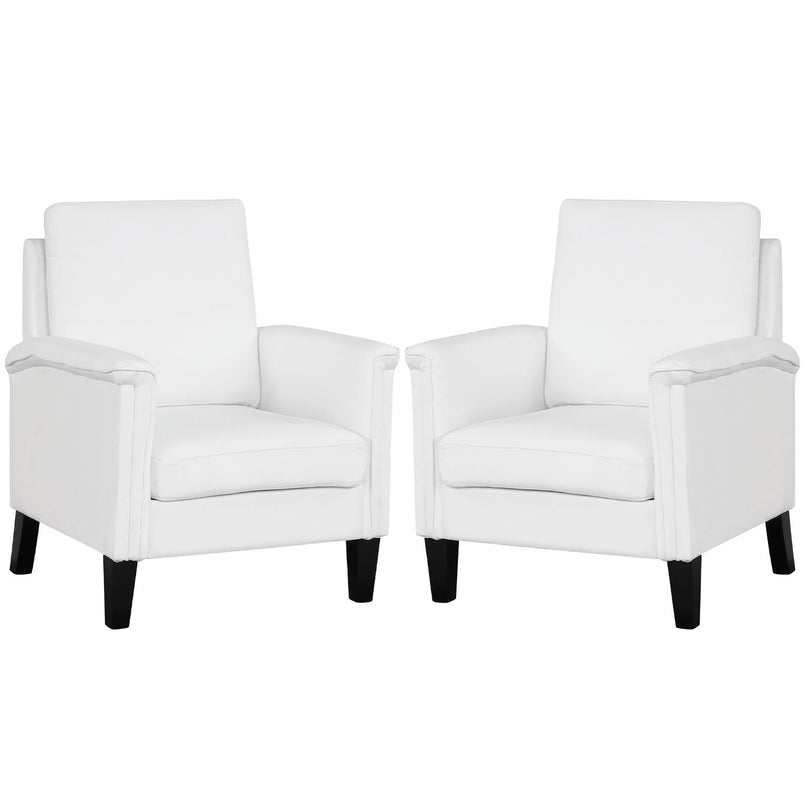 Giantex Modern Accent Chair Upholstered Armchair