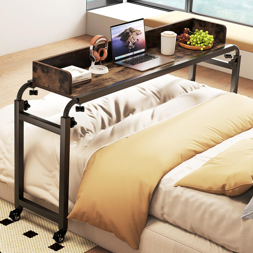 Giantex  81" Queen Size Bed Desk with Adjustable Height and Length