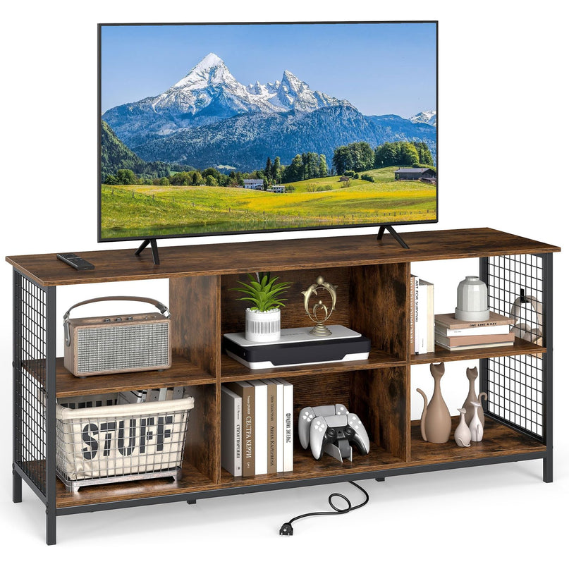 Giantex Industrial TV Stand for TVs up to 65 Inch