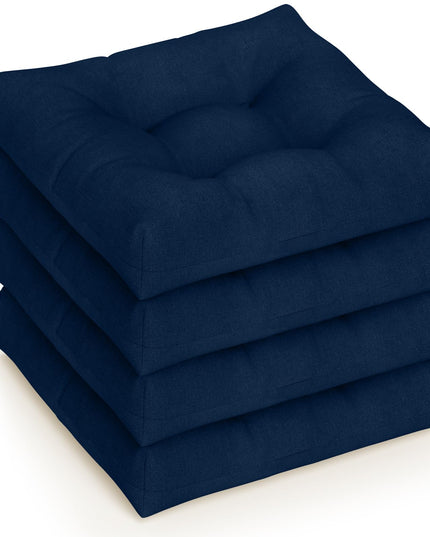 Giantex 2/4/6 Pack Tufted Patio Cushions 4 Inch Thick Outdoor Chair Pads