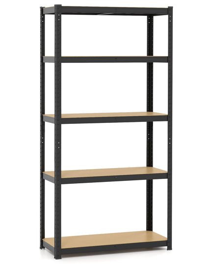 Giantex 5-Tier Storage Utility Shelves, 2000 LBS Total Load Capacity, Metal Garage Shelving Unit
