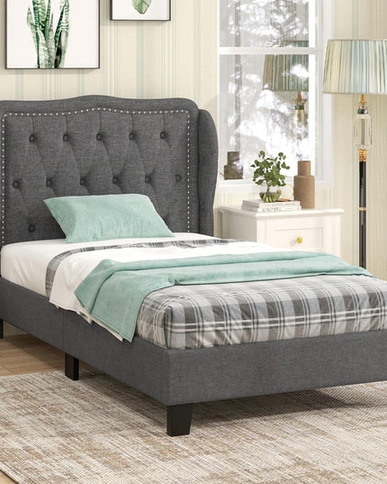 Giantex Twin Bed Frames with Headboard