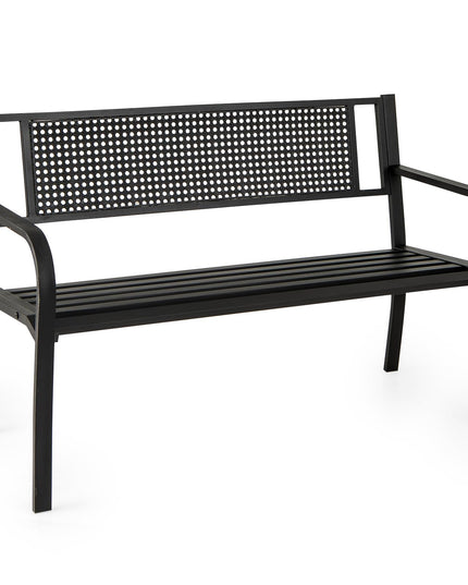 Giantex 660lbs Garden Bench with Backrest for Patio