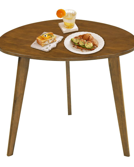 Table à manger ronde Giantex de 90 cm pour 4 personnes