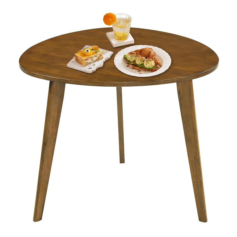 Table à manger ronde Giantex de 90 cm pour 4 personnes