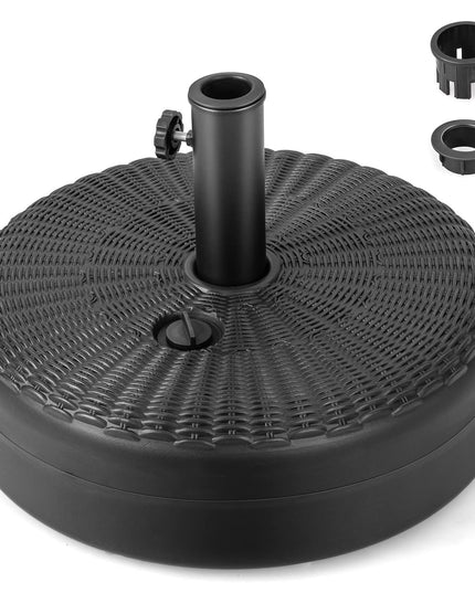 Giantex Fillable Umbrella Base, 18 inch Umbrella Stand Water and Sand Filled