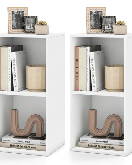 Giantex 2/3-Cube Modern Bookcase, Vertical or Horizontal
