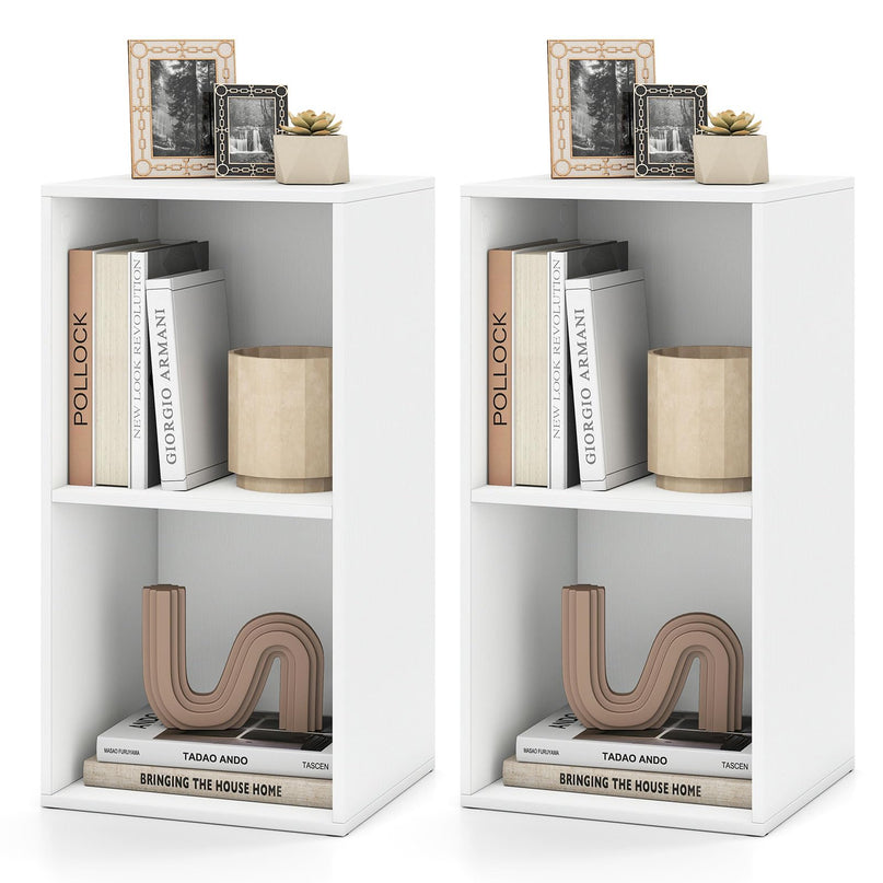 Giantex 2/3-Cube Modern Bookcase, Vertical or Horizontal