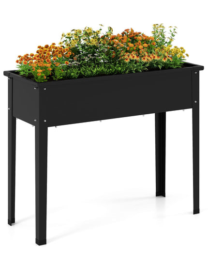 Giantex Metal Raised Garden Bed with Legs(40”x16”x32”)