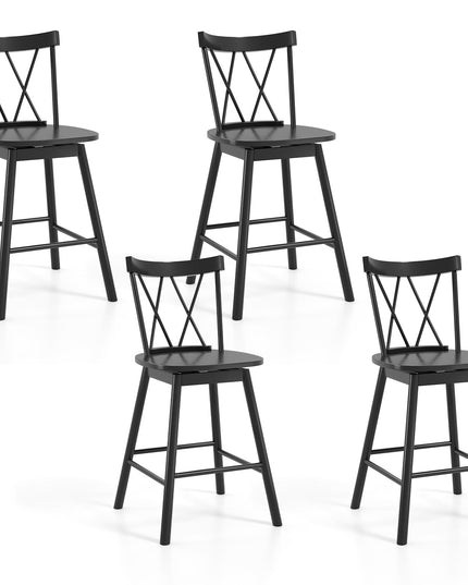 Giantex Windsor Bar Stools Set of 2/4(29"/24")