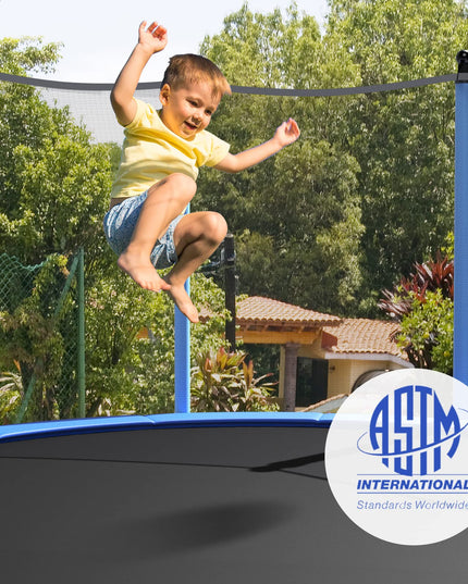 Giantex 8Ft 10Ft 12Ft 14Ft 15Ft 16Ft ASTM Certified Approved Recreational Trampolines