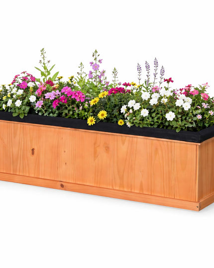 Giantex 44" x10" x12" Raised Garden Bed with 3 Drainage Holes (1/2)