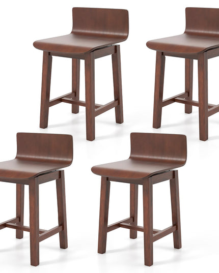 Giantex 19" Swivel Dining Chairs Set of 2/4