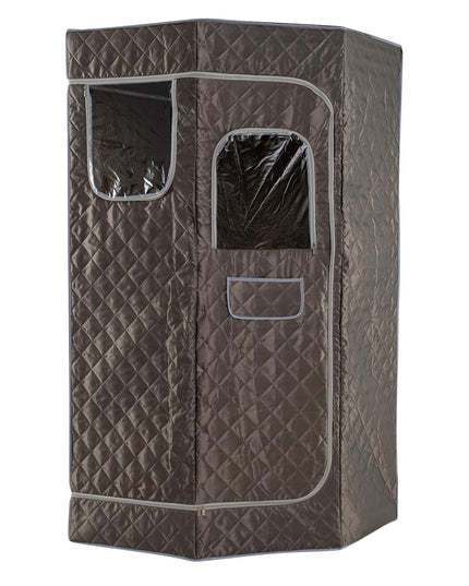 Giantex 3L Portable Steam Sauna Fast-Heat Large Pentagon Sauna Box