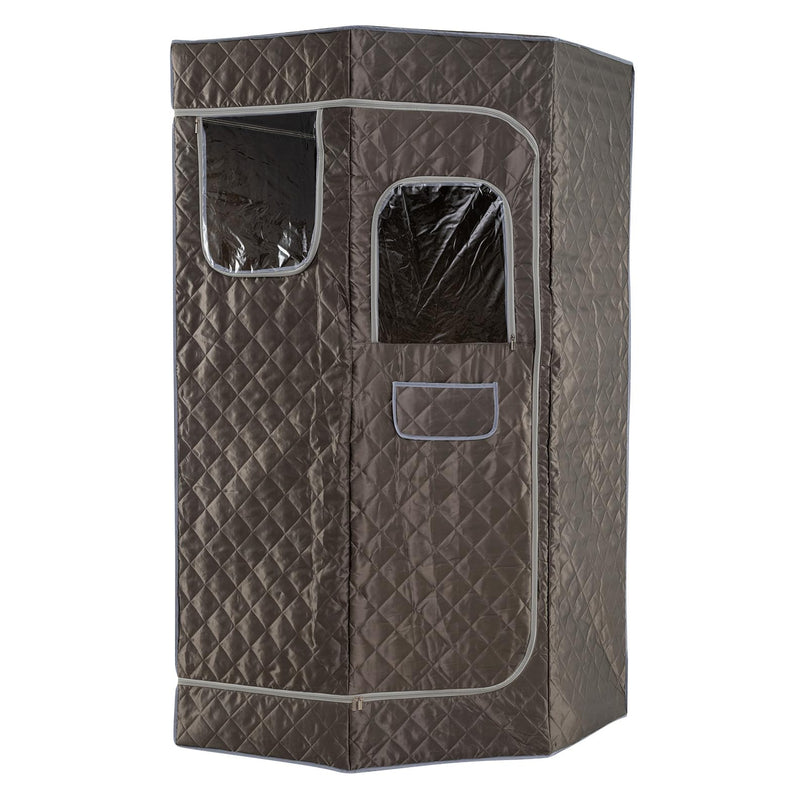 Giantex 3L Portable Steam Sauna Fast-Heat Large Pentagon Sauna Box