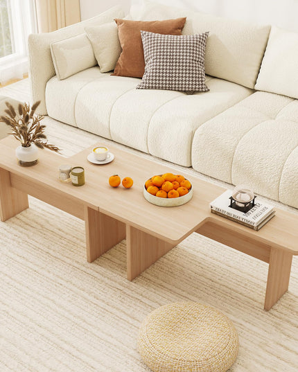 Giantex L Shaped Coffee Table Set of 2 for Small Spaces Apartment