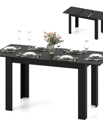 Giantex Table de Salle à Manger Extensible 119-157 cm pour 4-8 Personnes, Table de Ferme