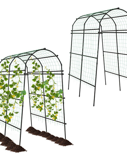 Trellis arche de jardin Giantex pour plantes grimpantes (1/2)
