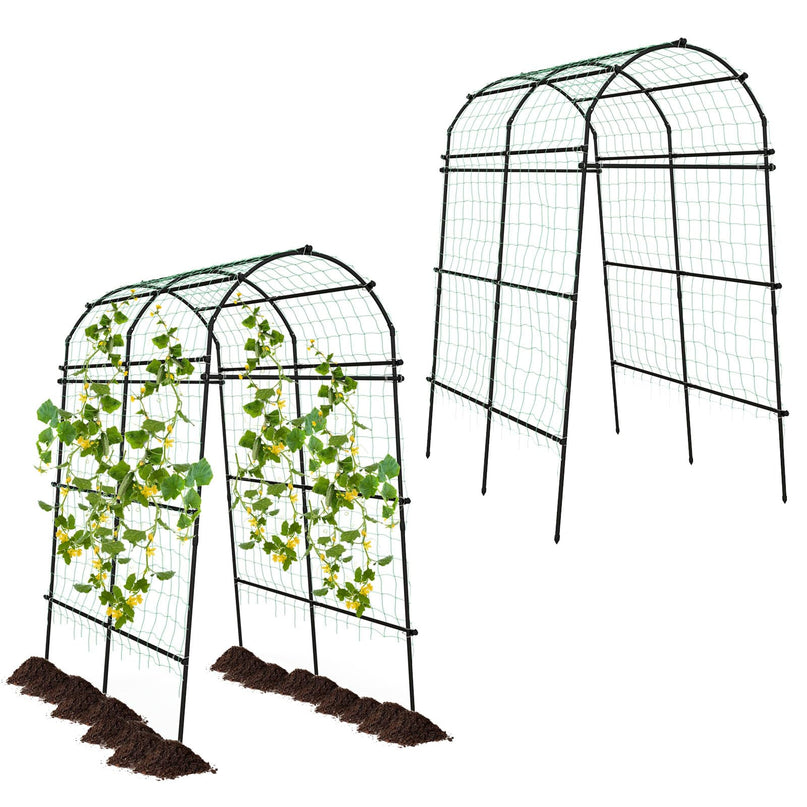 Giantex Garden Arch Trellis for Climbing Plants (1/2)