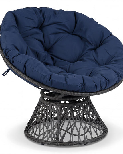 Giantex Wicker Papasan Chair with Soft Thick Cushion（ 41.5"W）
