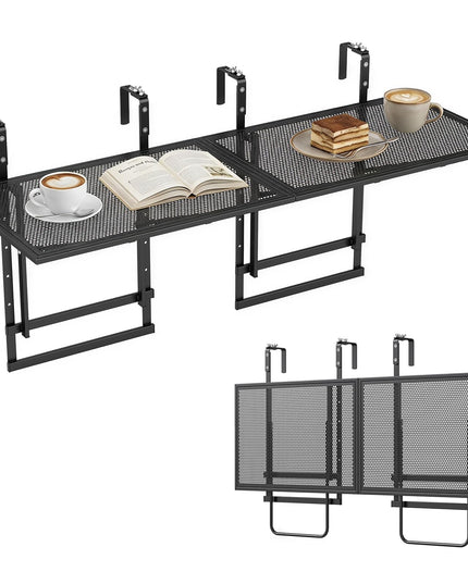 Giantex 48" Balcony Railing Table for Patio & Deck