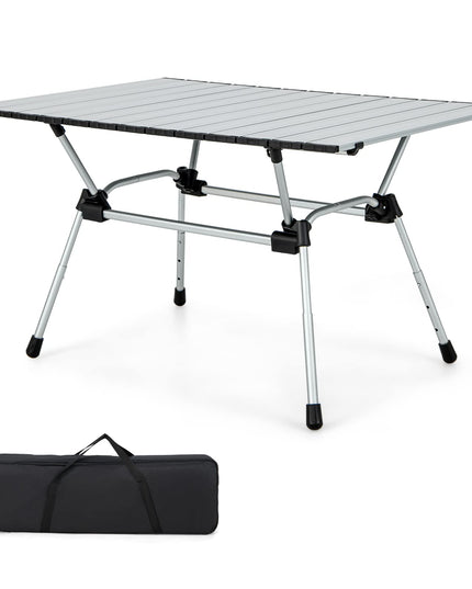 Giantex Folding Camping Table, Heavy-Duty Outdoor Folding Table w/Carry Bag