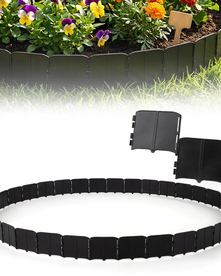 Giantex 70 Pcs Garden Landscape Edging Border