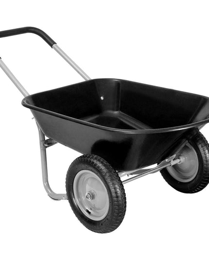 Giantex 2 Tire Wheelbarrow Yard Garden Cart 330Lbs Load Capacity