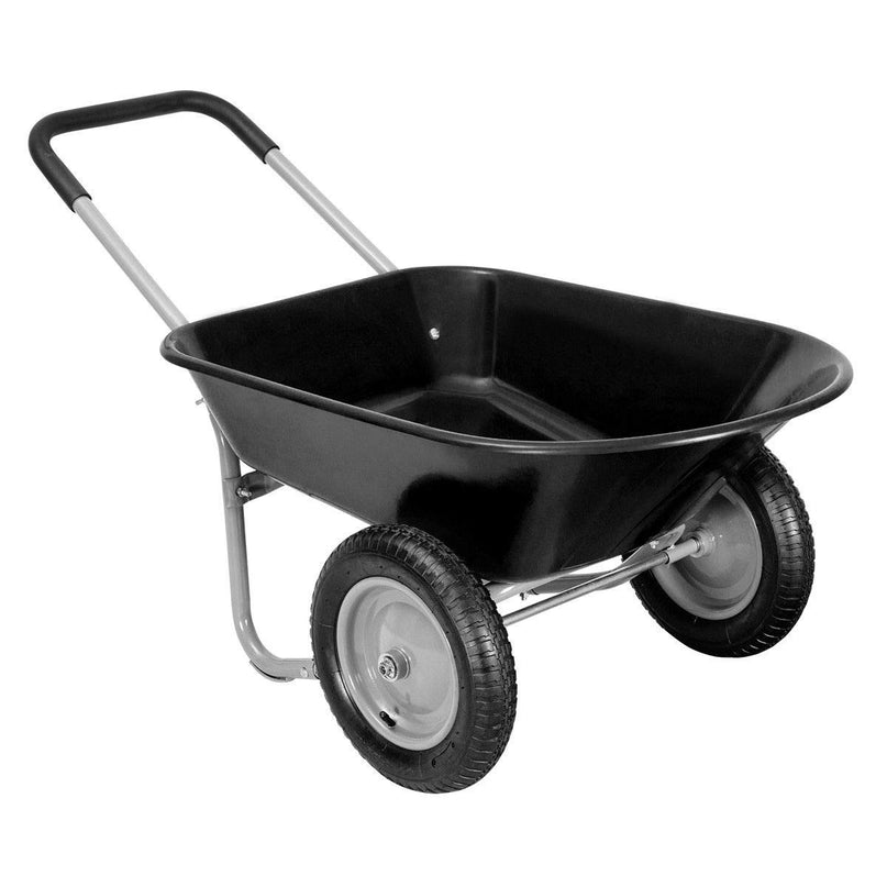 Giantex 2 Tire Wheelbarrow Yard Garden Cart 330Lbs Load Capacity