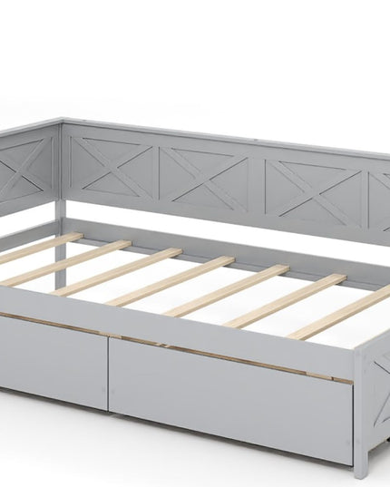 Giantex Twin Daybed with 2 Storage Drawers