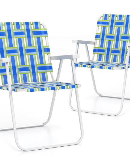 Giantex 2/4/6-Pack Lightweight Folding Camping Chairs