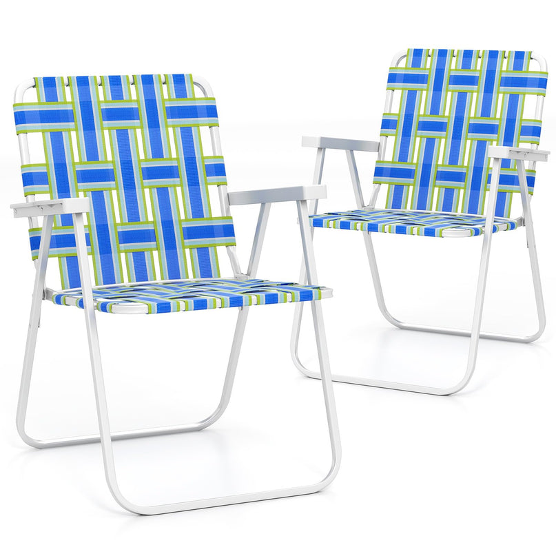Giantex 2/4/6-Pack Lightweight Folding Camping Chairs