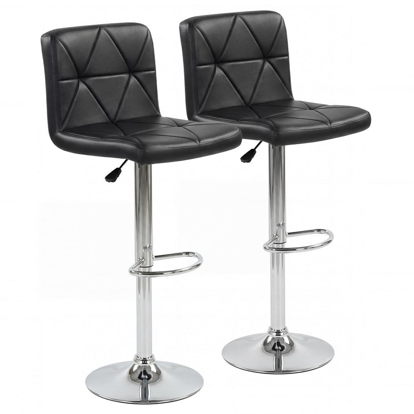 Chaises de bar réglables Giantex avec dossier et repose-pieds pour îlot de cuisine
